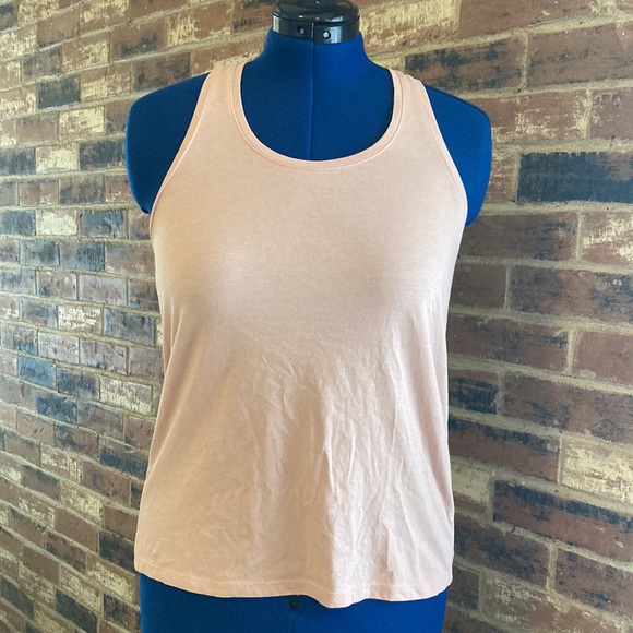 VS Pink Open Racerback Tank— Size Small - Picture 2 of 4